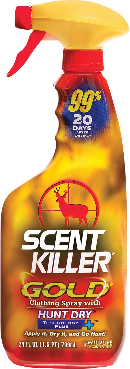 Wildlife Research Scent Killer Gold Spray Deer Hunting Control for Clothing