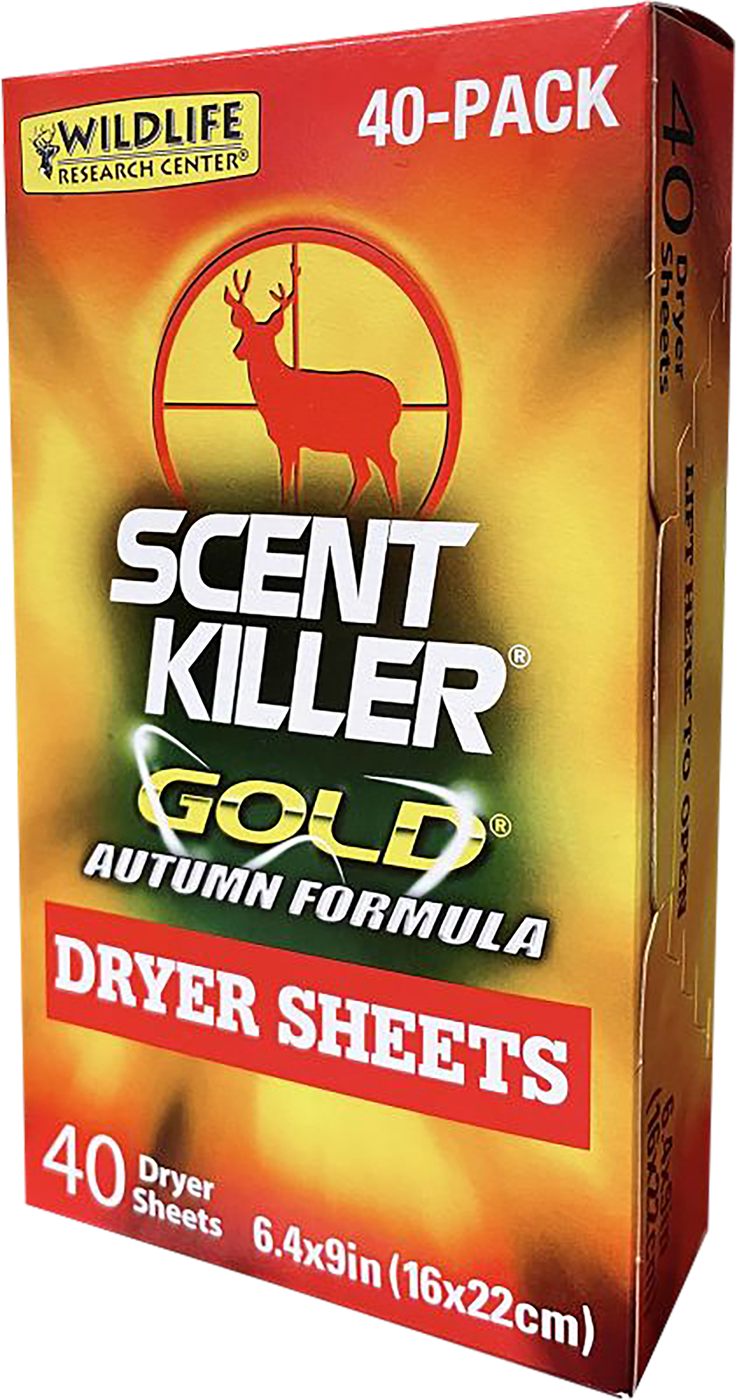 Wildlife Research Scent Killer Gold Autumn Formula Dryer Sheets Hunting, Pa
