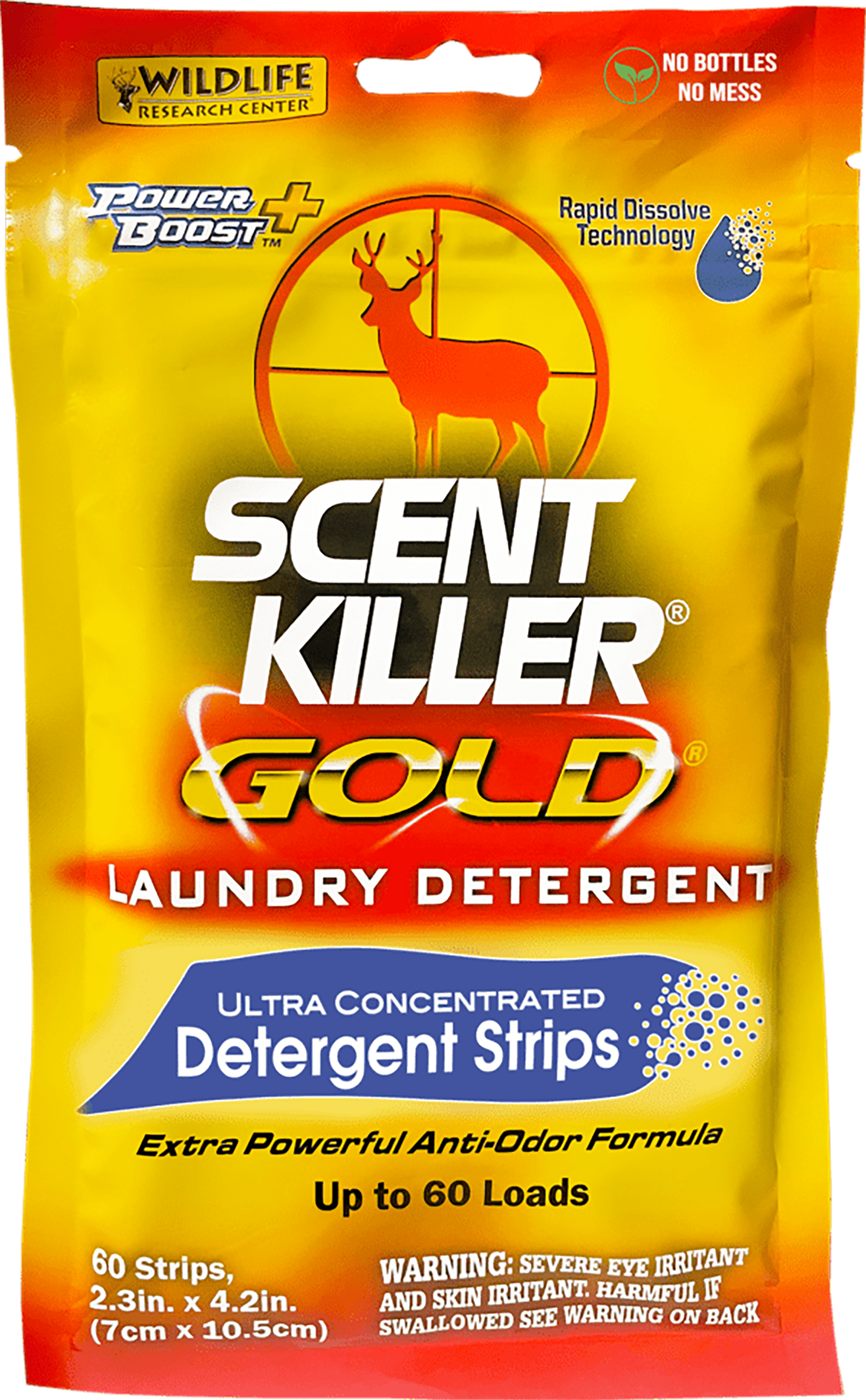 Wildlife Research 1285 Scent Killer Gold Laundry Detergent Strips Odor Elim