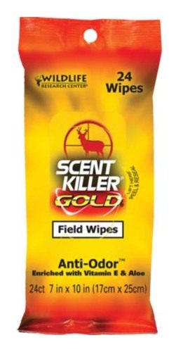 Wildlife Research Scent Killer Field Wipes (24 Pack), Gold (1295) view 3