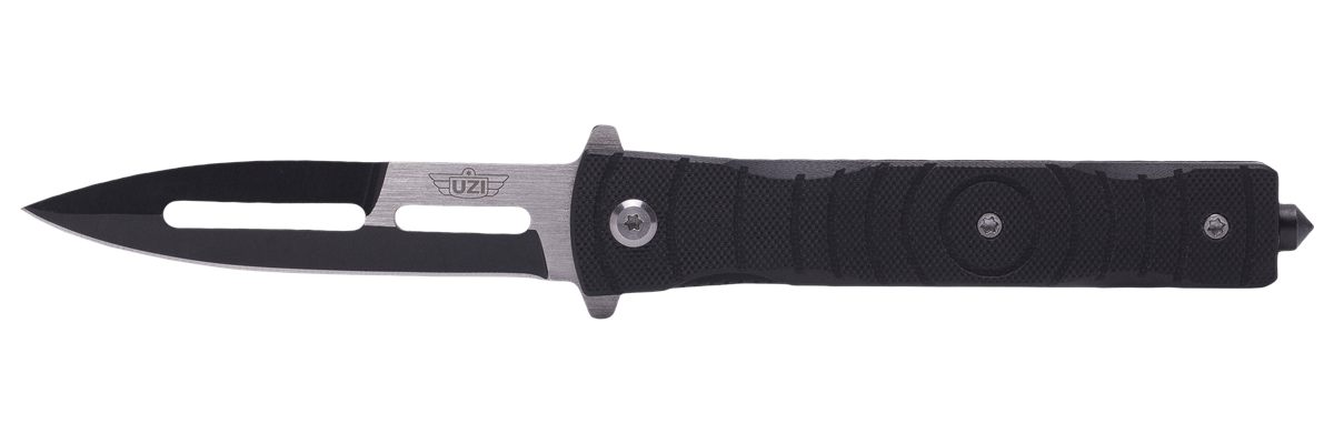 Camp Uzi Accessories UZKFDR014 Mossad III 3.50in Folding Spear Point Plain