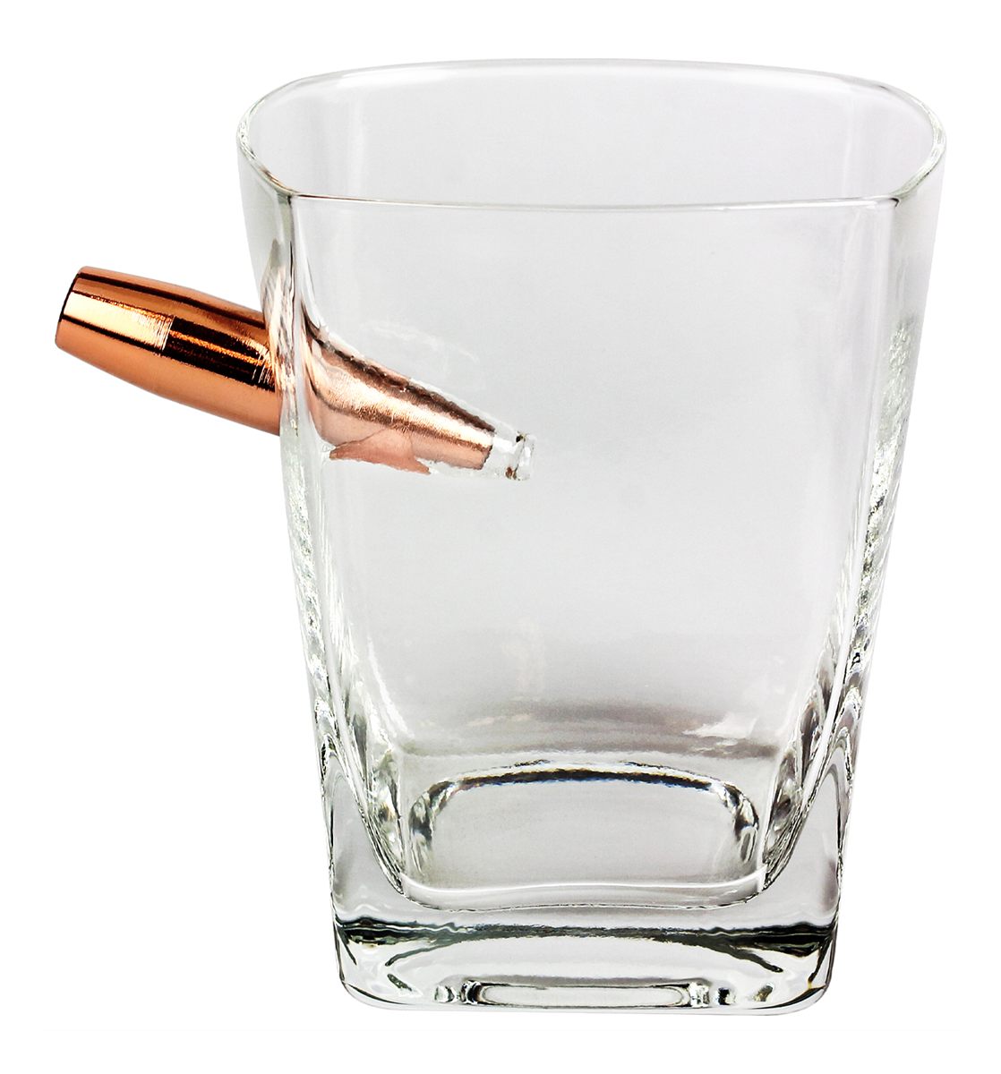 Camp Caliber Gourmet CBGLMSWHISKEY Last Man Standing Bullet Whiskey Glass C