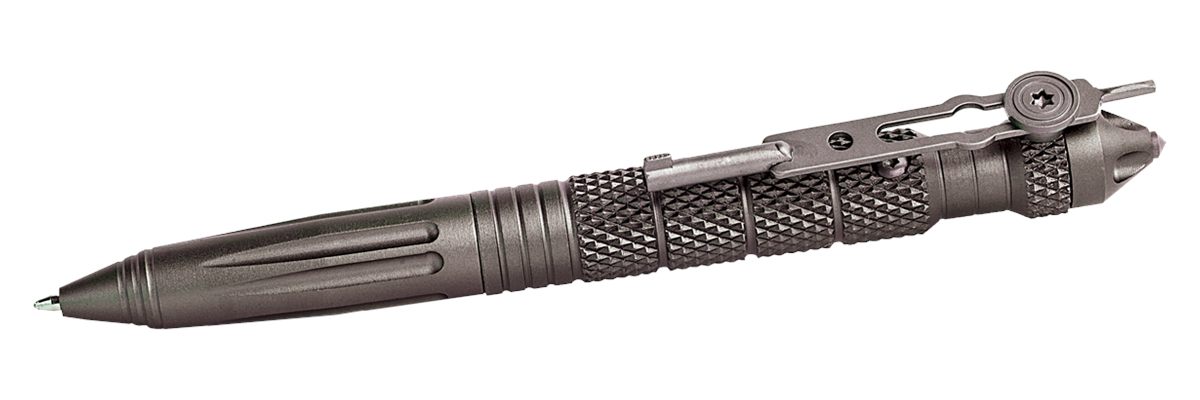 Camp Uzi Accessories Tactical Pen Gun Metal Aluminum 6in Features Glass Bre