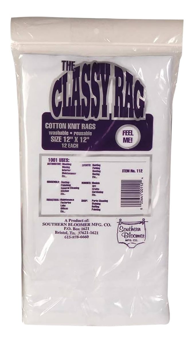 Bushnell Southern Bloomer Cotton RAG 12X12 inch 12/Bag