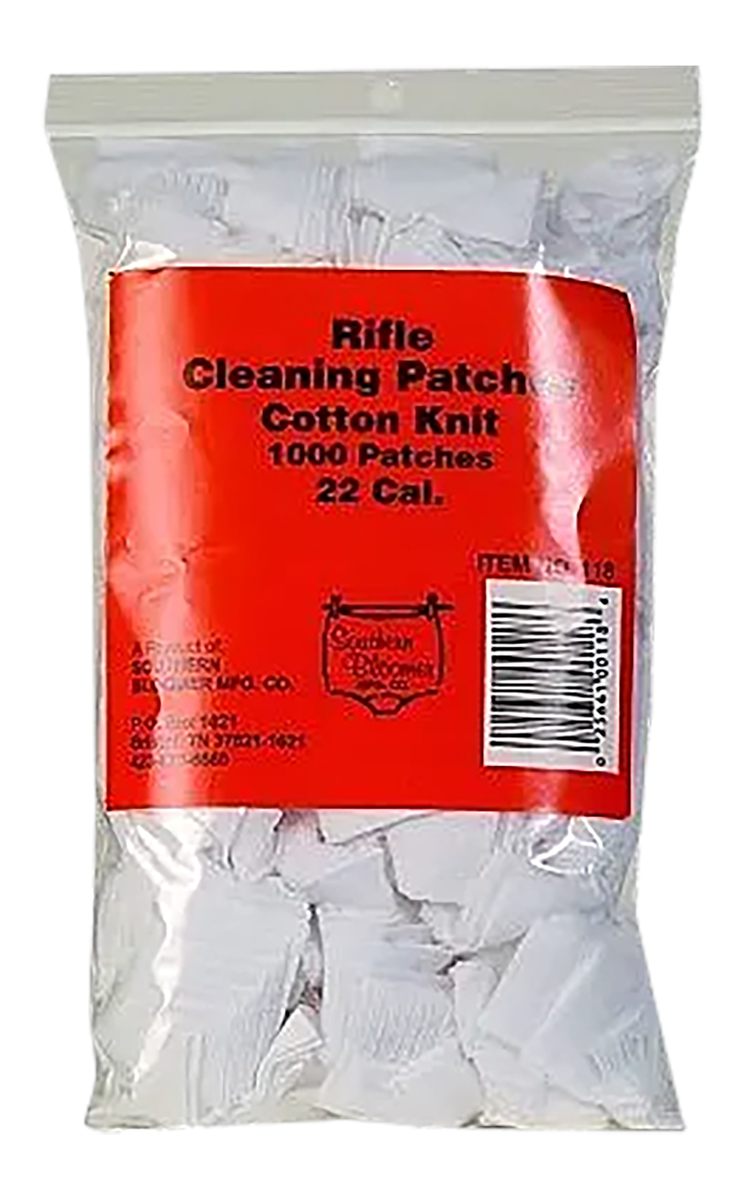 Southern Bloomer 1000-pack Gun Cleaning Patches.22C,white