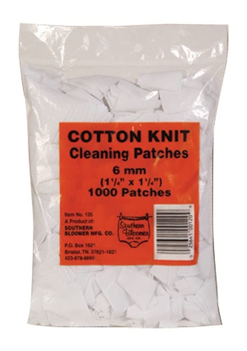 Southern Bloomer 1000-pack Gun Cleaning Patches, 6MM