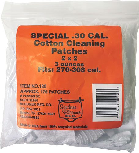 Southern Bloomer Mfg. Co. 30 Cal Cleaning Patches - SQDIN1017S76 view 3