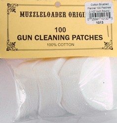 Modern Muzzleloader M-Loader Original Cotton Patch 45-58 Cleaning 100PK