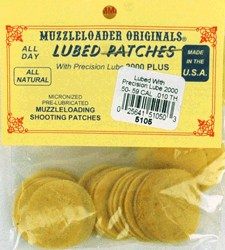 Modern Muzzleloader M-Loader Original Wonder Patch 50-59 .010 100PK