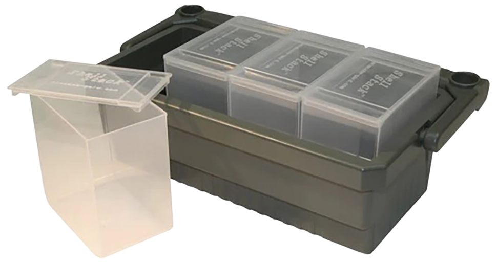 MTM SS25-00 Shell Stack 25 Round Compact Shotshell Storage Box, Clear See-T view 2