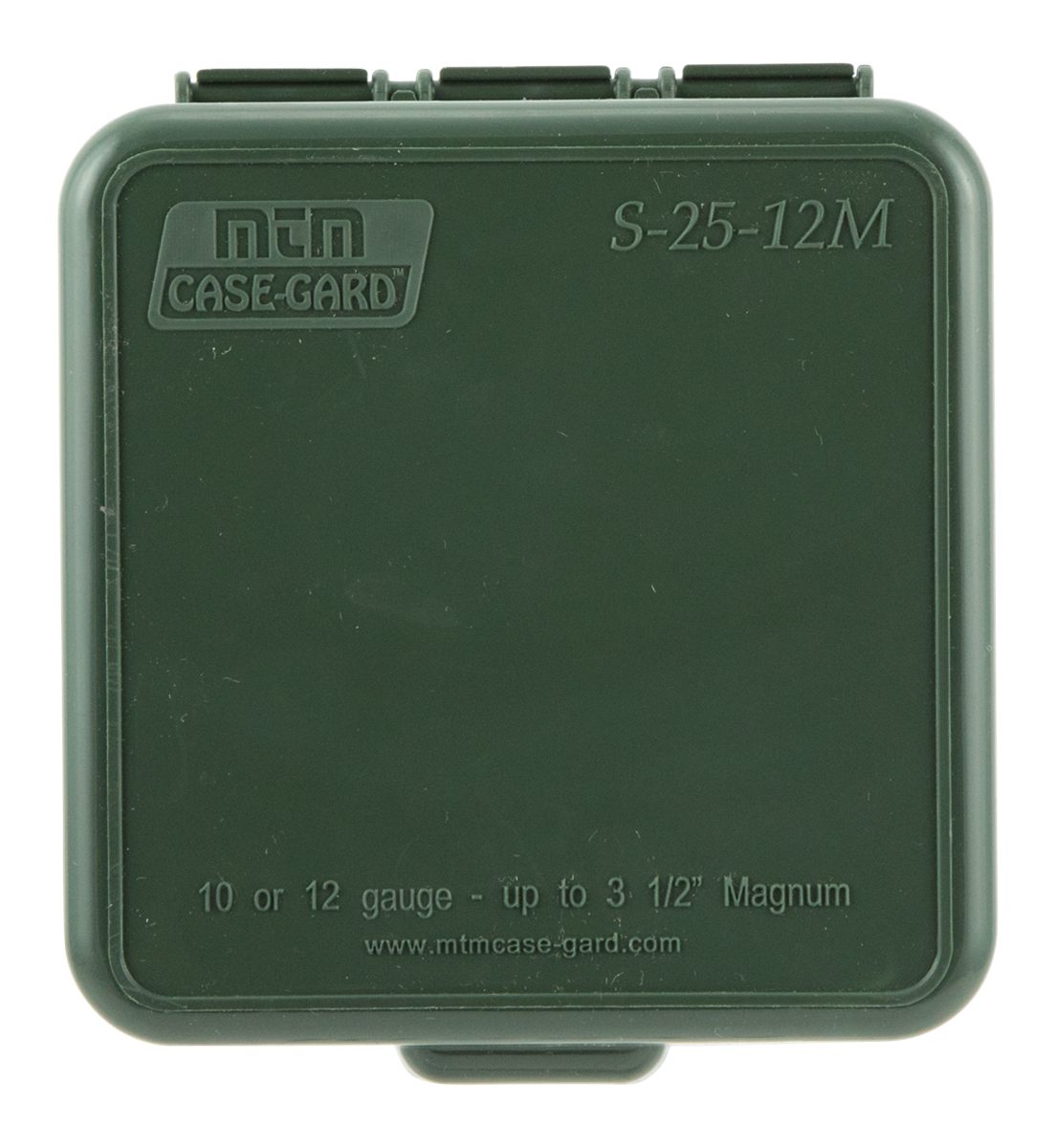 MTM S25-12M-11 25 Round Shotshell Box, USA Made, Forest Green view 2