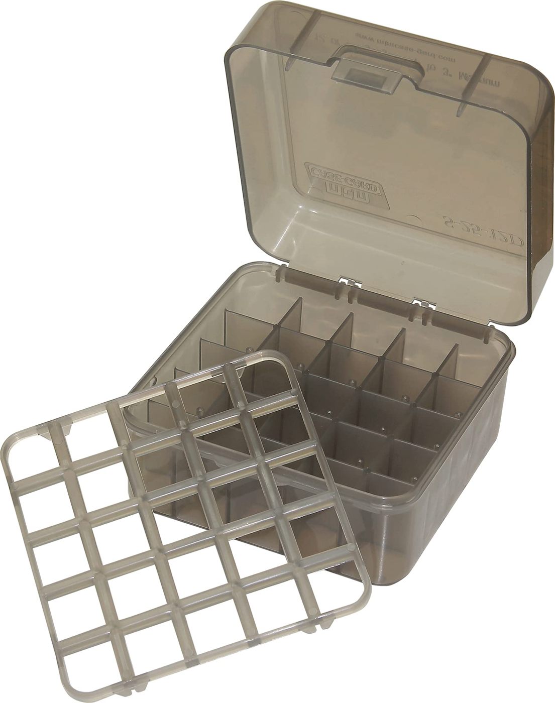 MTM S25D-41 Multi Gauge 25 Round Shotshell Box, USA Made, Clear Smoke
