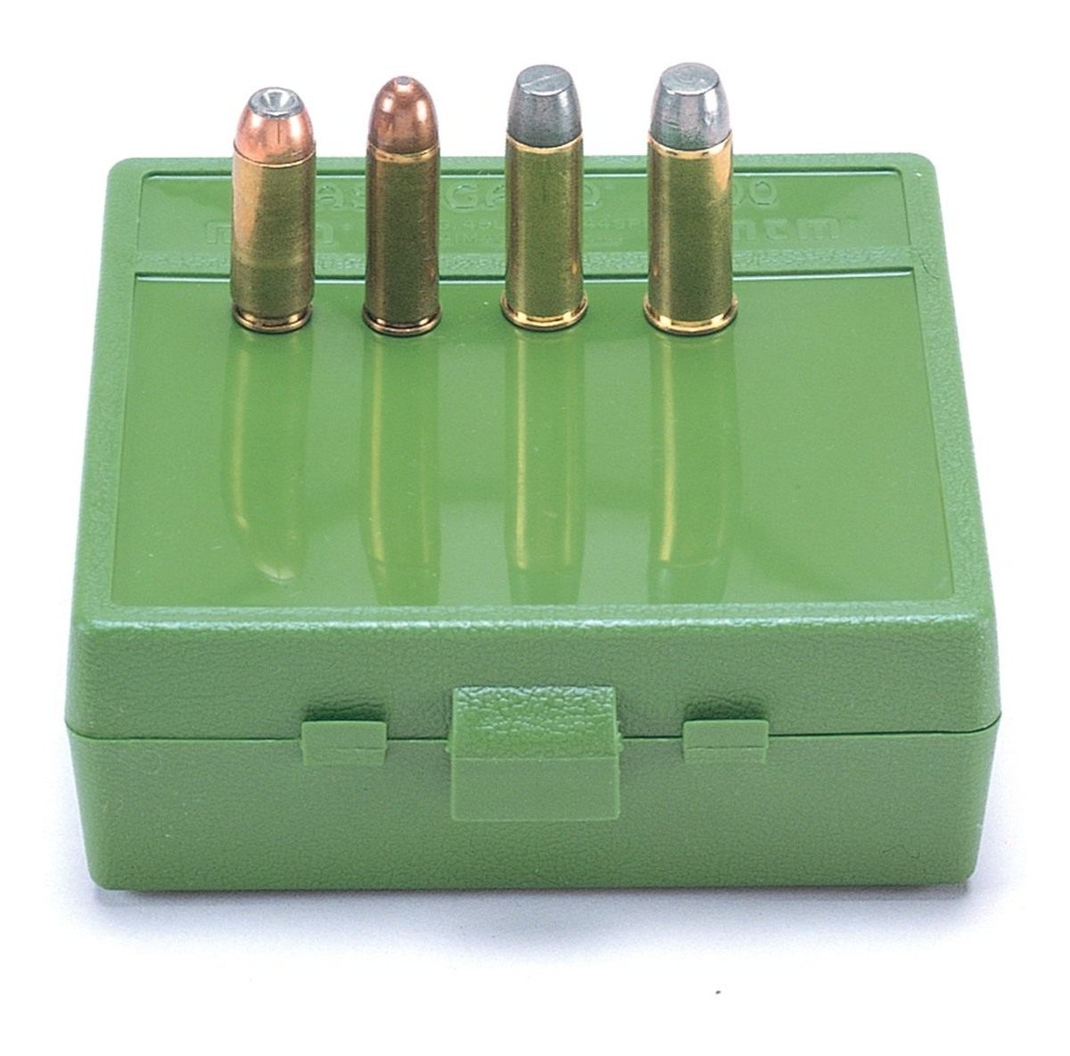 MTM P64-50-10 Ammo Box 64 Round Flip-Top | Fits AE 480 Ruger | Stackable |