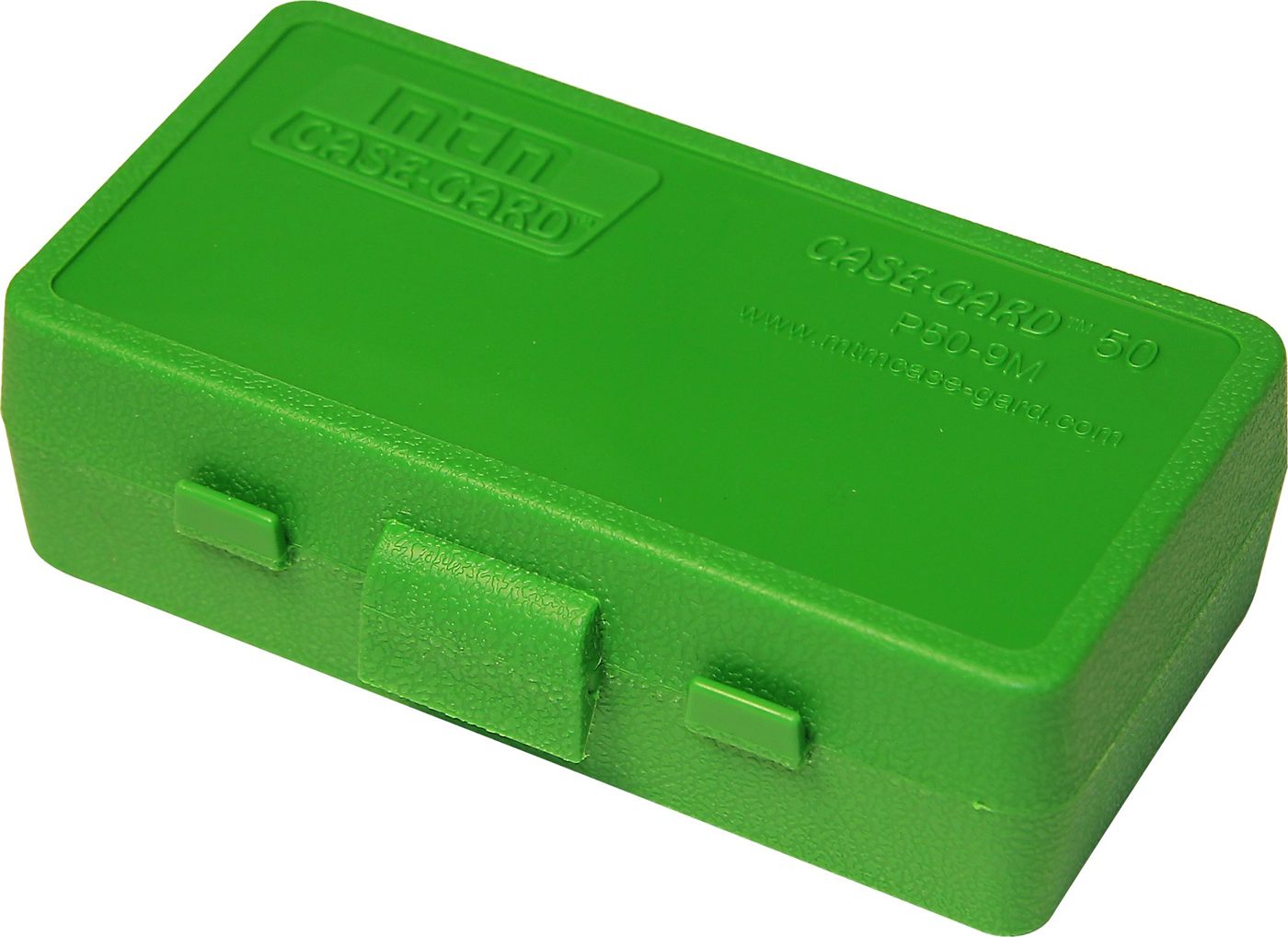 MTM P50-9M-10 Ammo Box 50 Round Flip-Top | Fits 380 ACP Cal| Made of Polypr