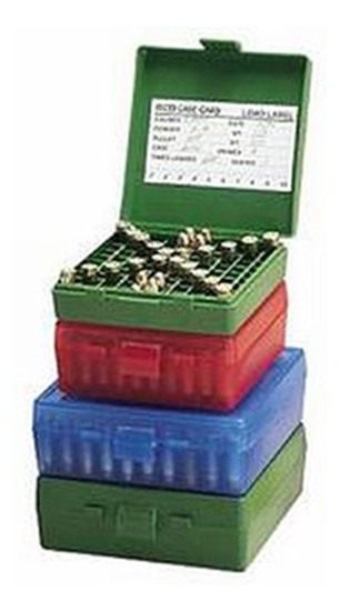 MTM 100 Round Flip-Top Ammo Box 38/357 Cal (Green) view 3