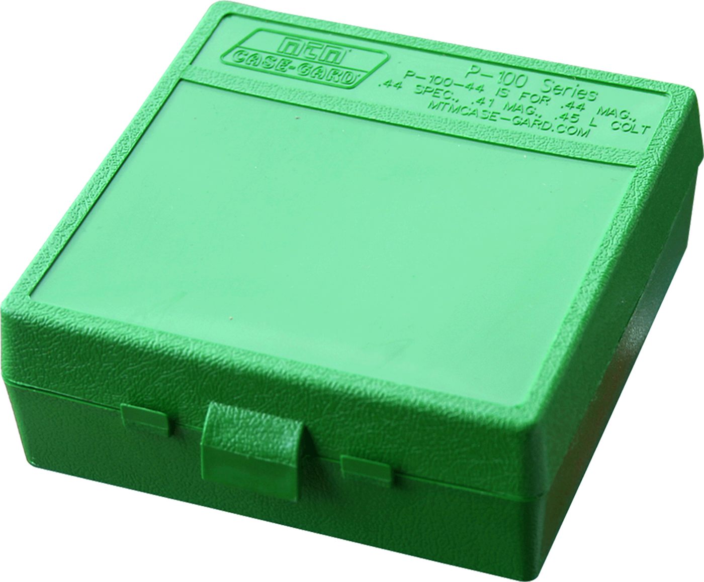 MTM 41/44 Cal 100 Round Flip-Top Ammo Box, Green view 2