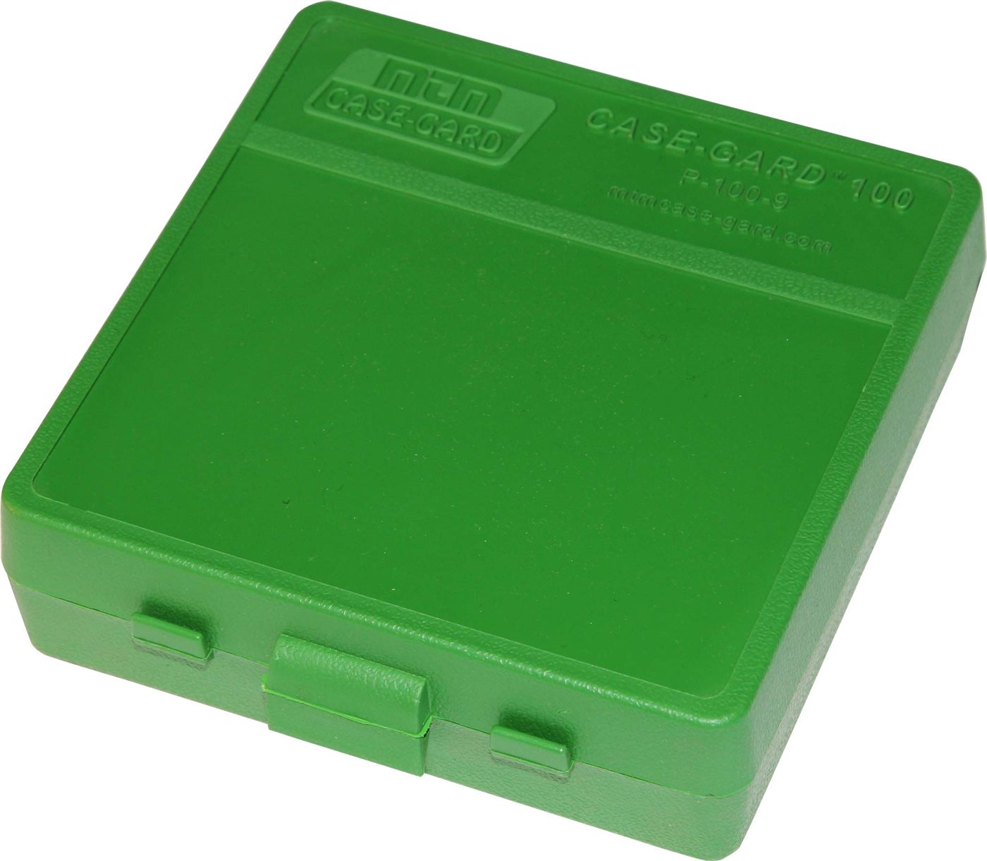 MTM P-100-9-10 Round Flip-Top Ammo Box 380/9MM Cal (Green)