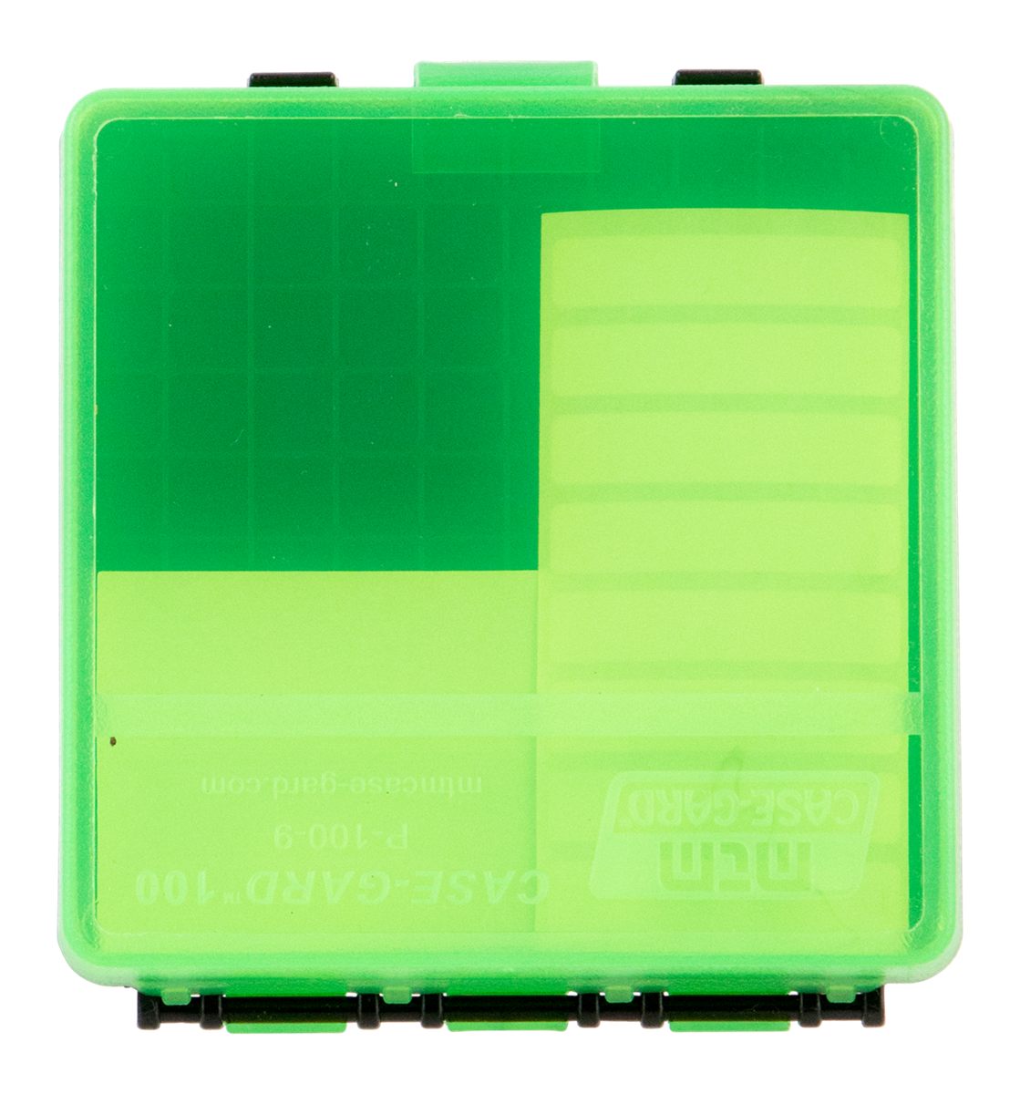 MTM 380/9MM Cal 100 Round Flip-Top Ammo Box P-100-9M view 2