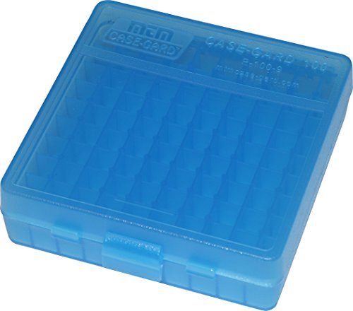 MTM P-100-9-24 Ammo Box Round Flip-Top | Fits 9mm 380 ACP | Easy grip | Sta view 2