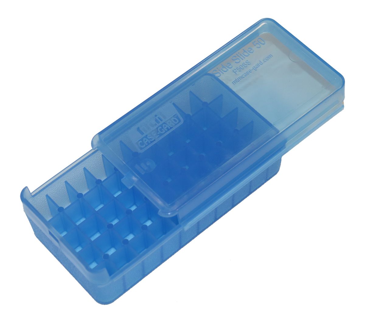 MTM Case-Gard P50SS4524 Side-Slide Ammo Box Pistol Multi-Caliber Handgun Cl
