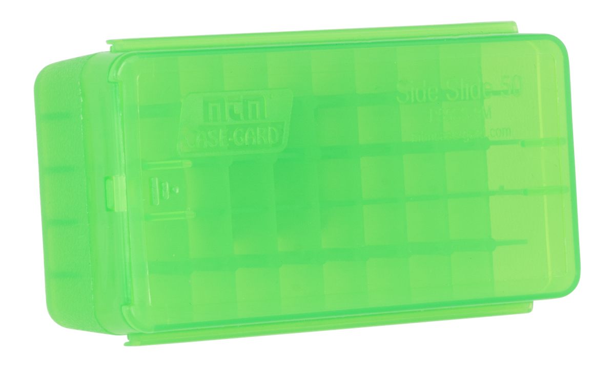 MTM P50SS-9M-16 380/9MM 50 Round Side Slide Pistol Ammo Box, USA Made, Clea view 2
