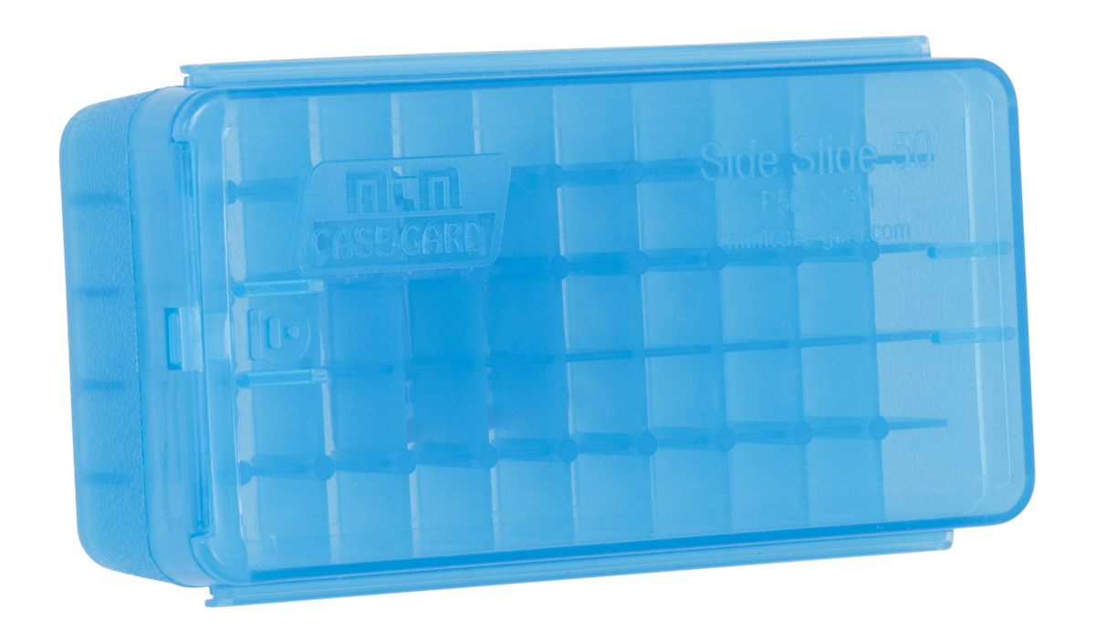 MTM P50SS-9M-24 380/9MM 50 Round Side Slide Pistol Ammo Box, USA Made, Clea view 2