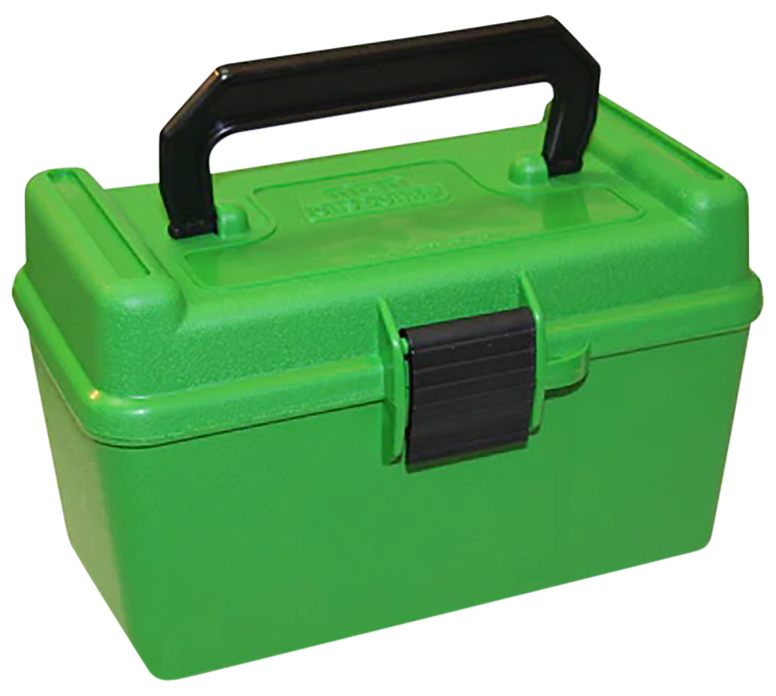 MTM H50-XL-10 Deluxe 50 Round Rifle Ammo Box 270 300 WSM 338 Rem Ultra Mag view 2