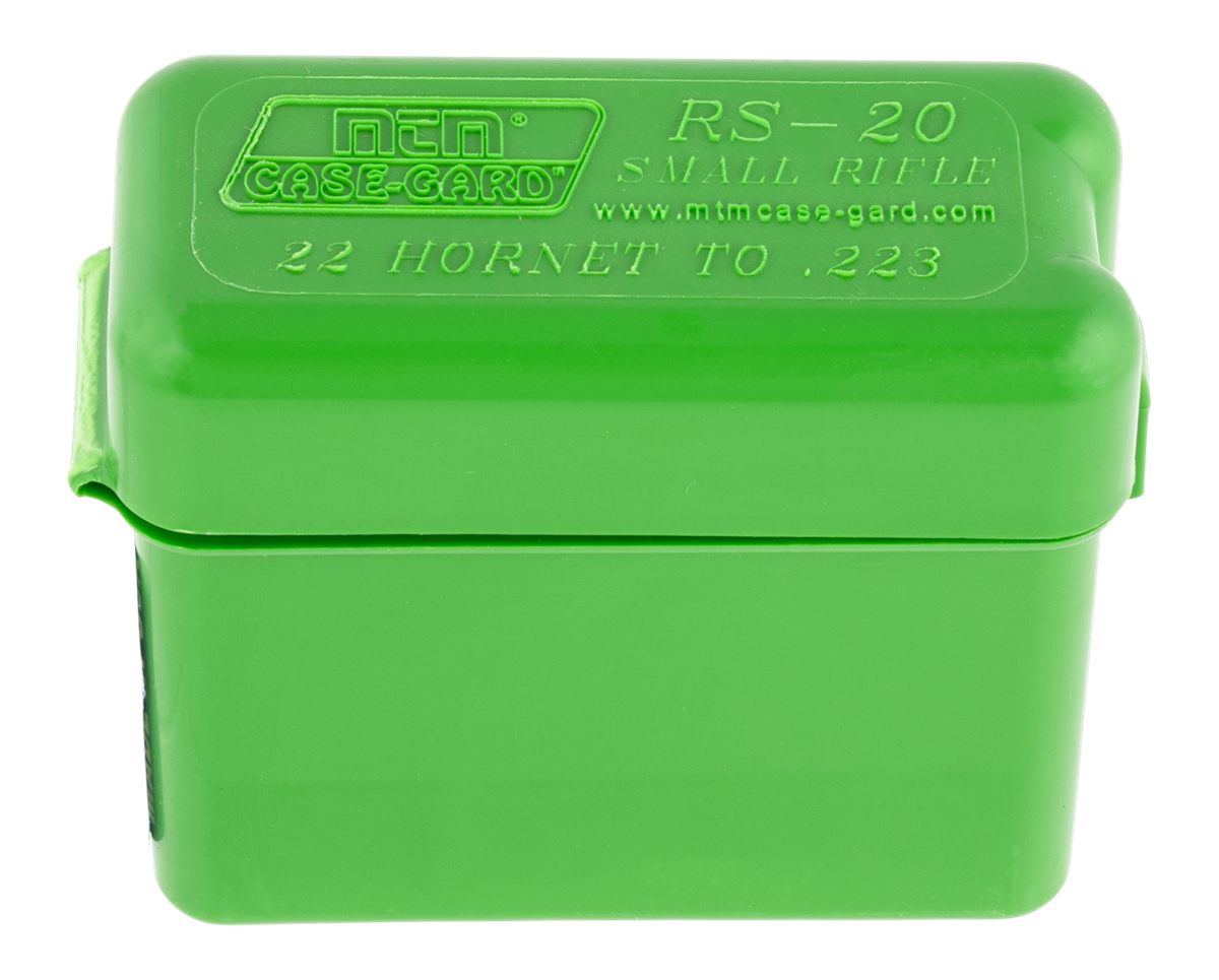 MTM RM-20-10 Belt Style Rifle Ammo Carrier, Round, Medium, Green view 2