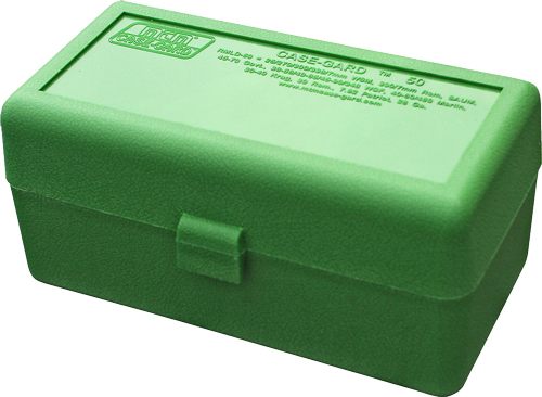 MTM RM-50-10 Round Flip-Top Rifle Ammo Box .22-250 .308 Win, USA Made, Gree view 3