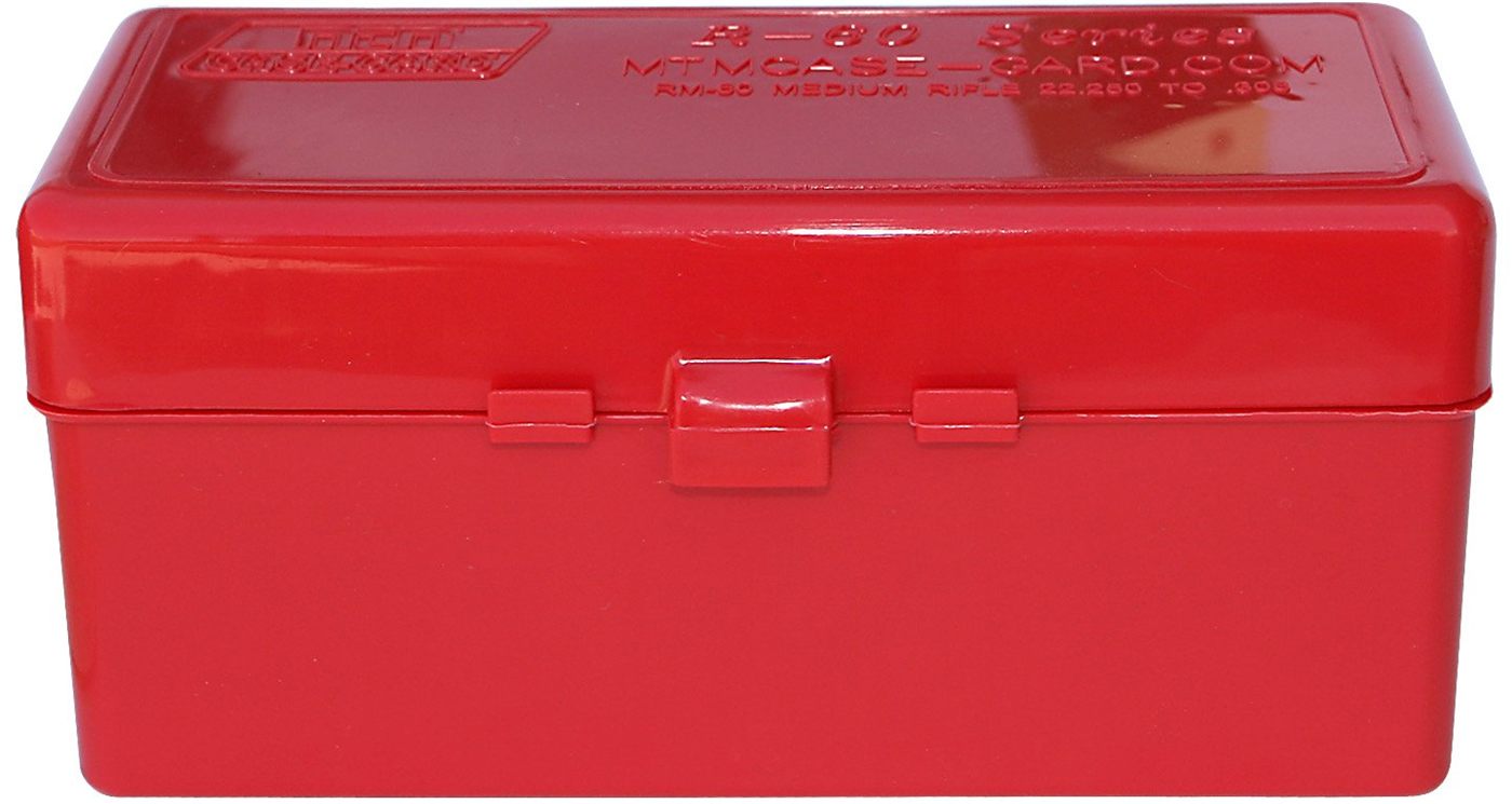 MTM RM-60-30 Case-Gard 60-Round Rifle Flip-Top for 22-250 .308 Win, USA Mad