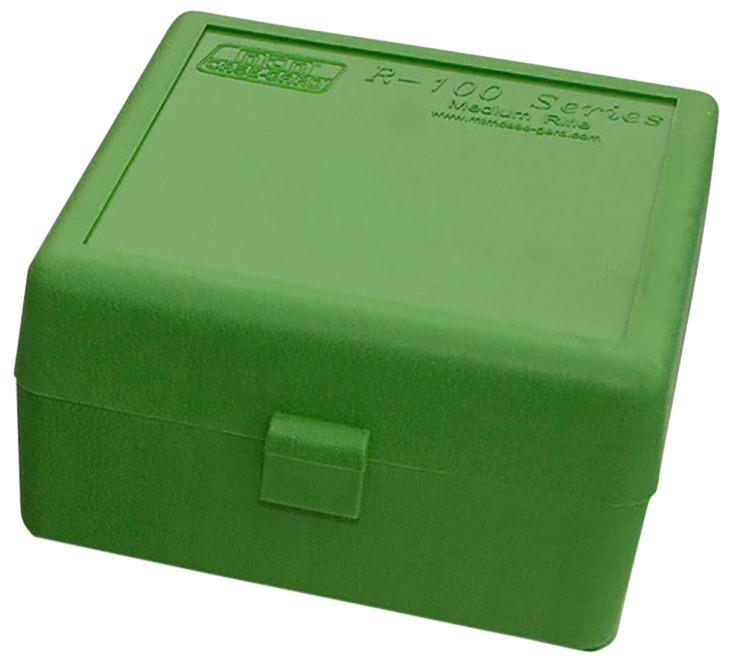 MTM RS-100-10 Round Flip-Top Rifle Ammo Box .17, .222, 223, 6x47, .222 Mag view 2