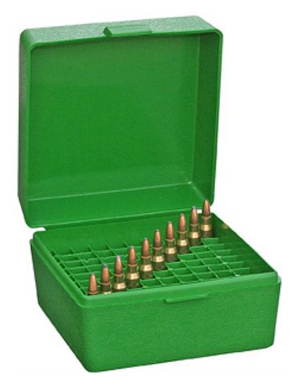 MTM RS-100-10 Round Flip-Top Rifle Ammo Box .17, .222, 223, 6x47, .222 Mag view 3