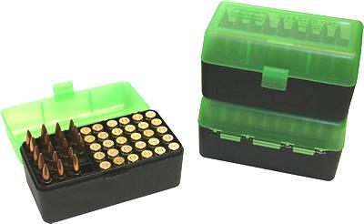Mtm Molded Products Case Gard 50 Small Rifle (clr-green/black)