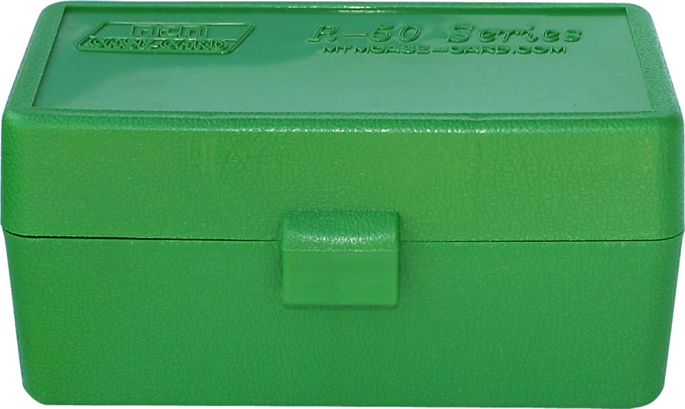 MTM RS-S-50-10 Round Flip-Top Rifle Ammo Box .22 PPC, 6MM REM BR, USA Made