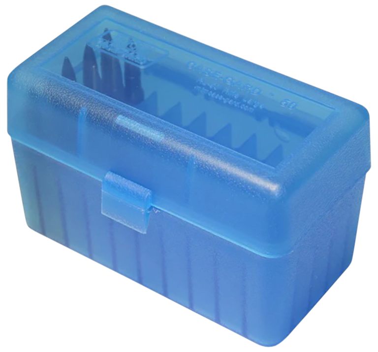 MTM RS-S-50-24 Round Flip-Top Rifle Ammo Box .22 PPC, 6MM REM BR, USA Made view 2