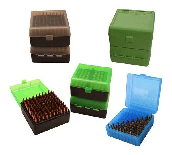 MTM R-100-10 Deluxe Ammo Box Round | Fits 22-250 243 270 308 Win 30-06 | In view 2