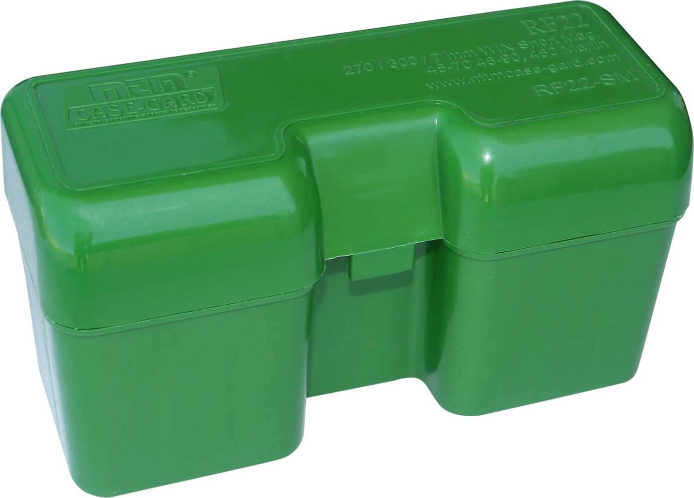 MTM RF22-SM-10 22 Round Flip-Top Rifle Ammo Box 270 WSM 300 45-70, USA Made