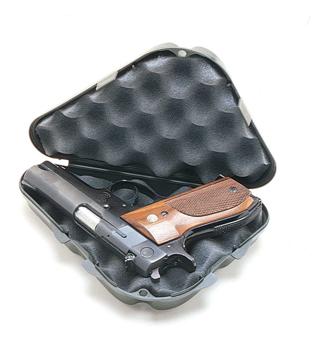 MTM 802C-40 Pistol Handgun Case Single up to 2in Revolver, USA Made, Black