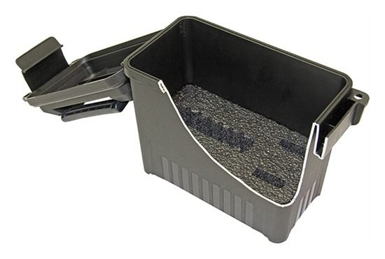 MTM TACTICAL PISTOL CASE SUBCOMPACT DARK GRAY LOCKABLE