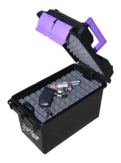 MTM HCC-25 Handgun Conceal Carry Case, Double latch system, Holds 2 Medium view 2
