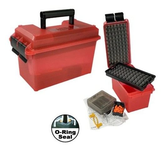 Mtm Molded Products Prk Pistol Range Kit Clear Red view 3