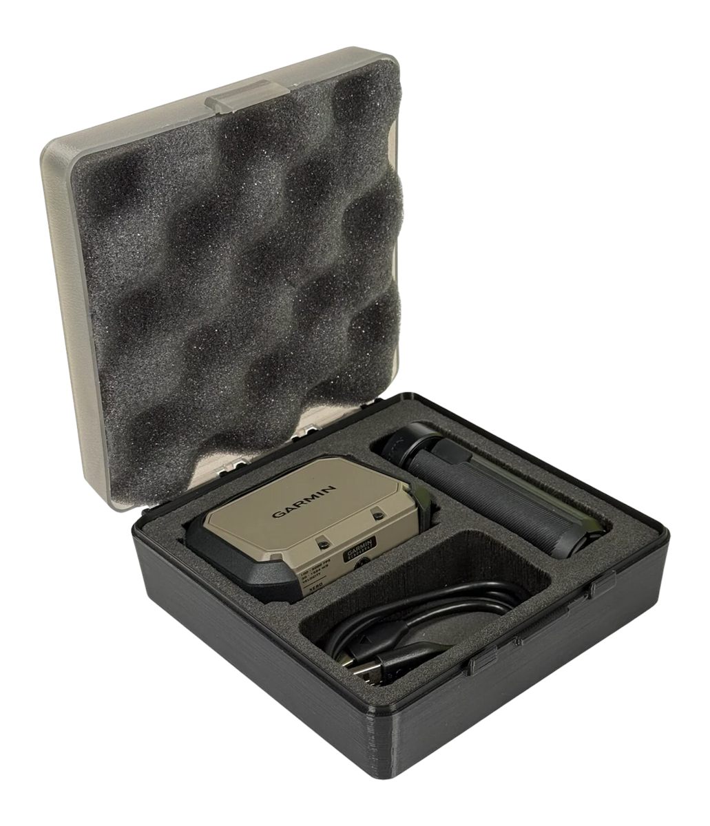 Mtm Molded Products Chronograph Case-custom Fit For Garmin Xero C1 (smoke)