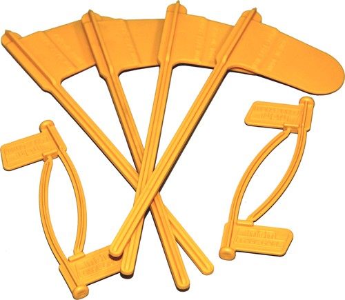 MTM CFP Pistol Rifle Chamber Indicator Flags, USA Made, Yellow