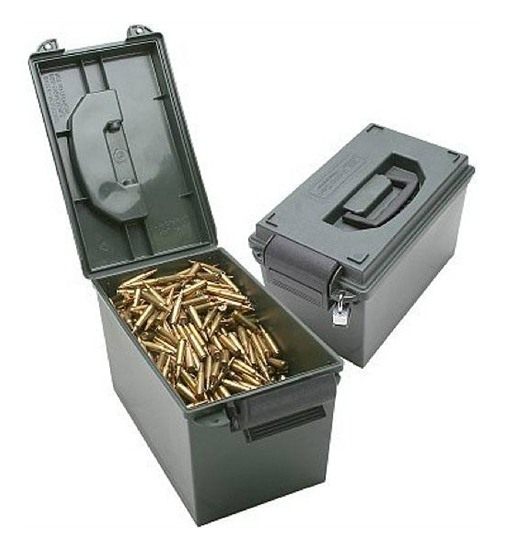 MTM AC11 Ammo Can for Bulk Lockable, Water-Resistant, Heavy-Duty Dual Latch view 2