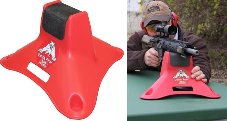 MTM Molded Products Case-Gard QR30 Quick Rest Rifle Red Plastic view 2