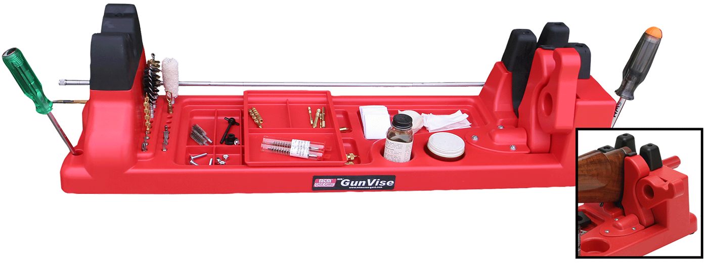 MTM GV30 Gun Vise for work and Cleaning Kit, Free Standing, 11 Compartments