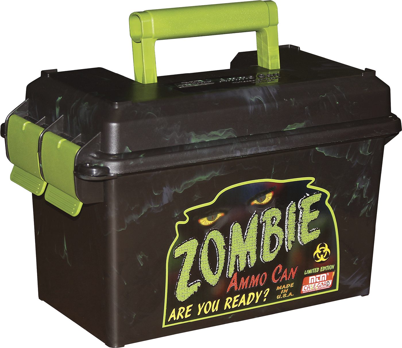 MTM AC50Z Ammo Can, 50-Caliber, Heavy-Duty Dual Latching System, Rugged Pol