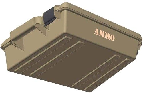 MTM Case-Gard ACR572 Ammo Crate Utility Box Dark Earth Polypropylene view 3