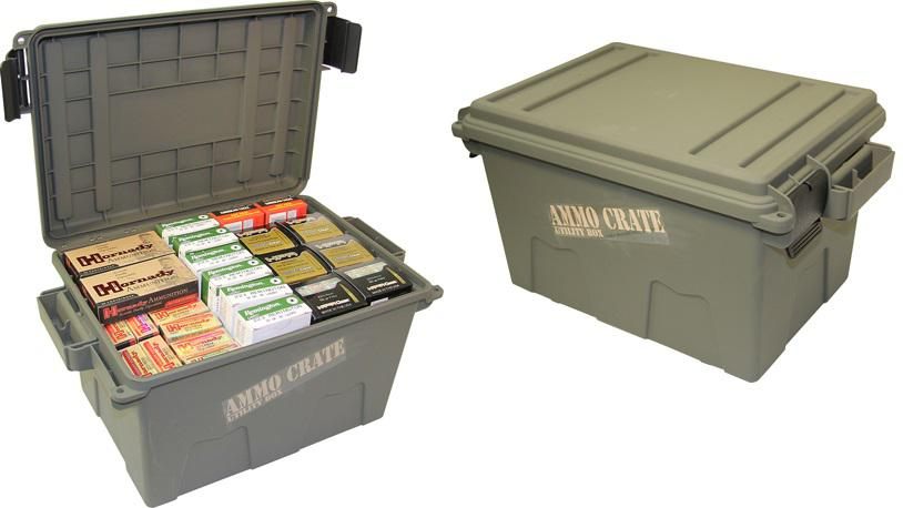 MTM ACR7-18 Ammo Crate Utility Box, survival or hunting gear storage, seal view 2
