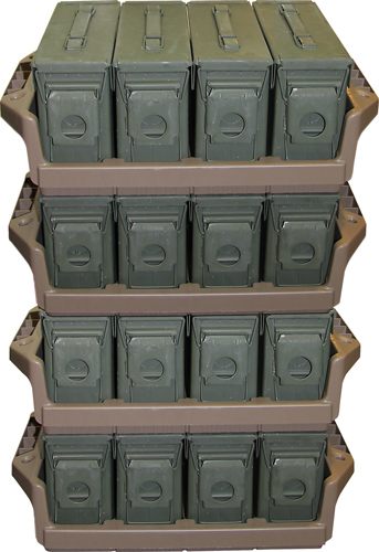 Mtm Ammo Can Tray For 4 .30cal Metal Flat Dark Erth view 2